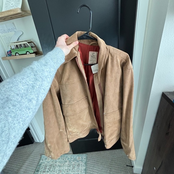 Free people suede jacket - Picture 1 of 3